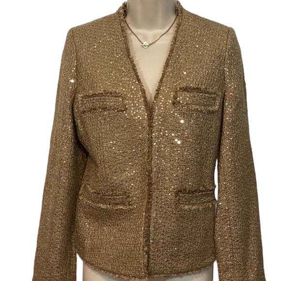 MICHAEL Michael Kors Jackets & Blazers - Michael Kors Camel Sequin Blazer